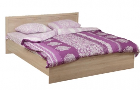Кровать двойная 21.53 - 01 (шир. 1600) с настилом (дуб сонома/профиль дуб сонома)/осн.