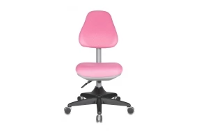 Кресло детское KD-2 Ткань/Пластик/Металл, Розовый TW-13A (ткань)/Черный (пластик)