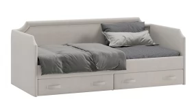 Кровать с мягкой обивкой и ящиками «Кантри» Тип 1 (900)