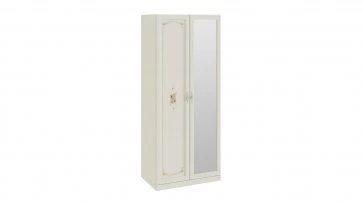 Шкаф для одежды с 1-ой глухой и 1-ой зеркальной дверями «Лючия» СМ-235.07.05
